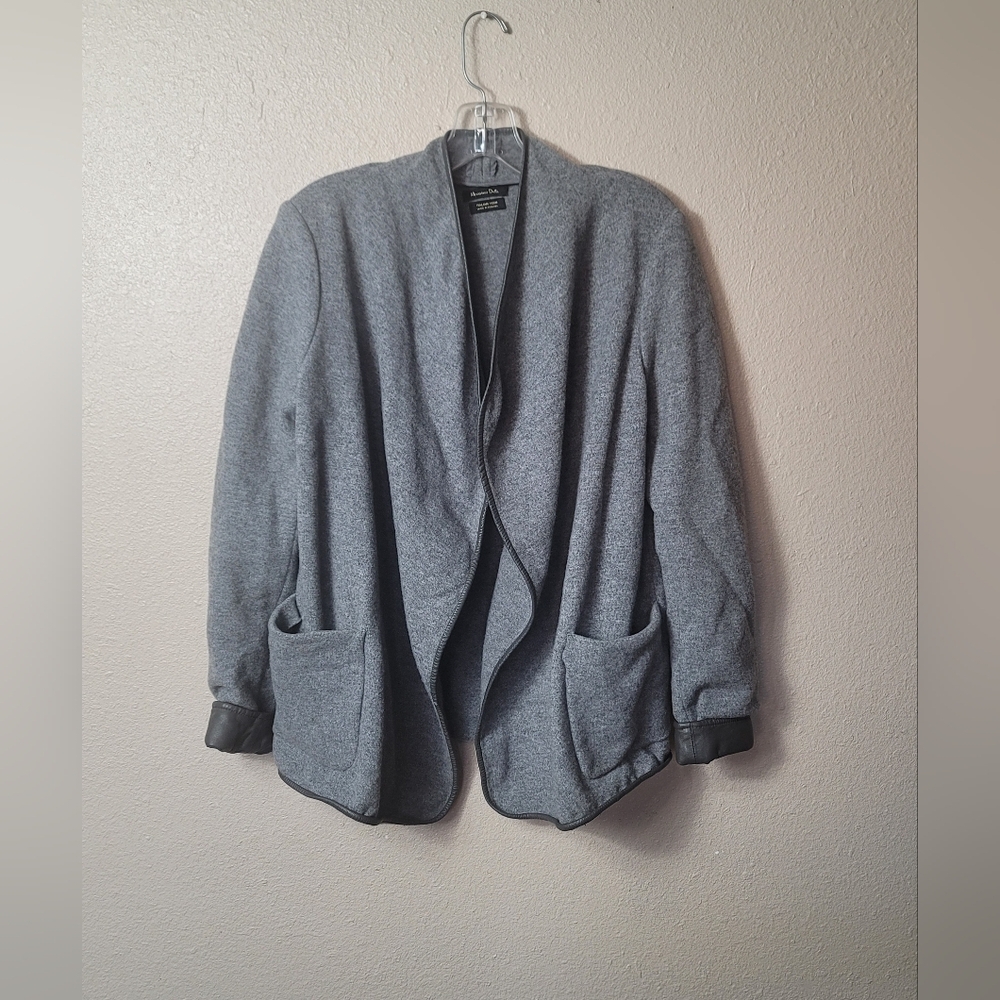 MASSIMO DUTTI VISCOSE  BLEND CARDIGAN  SZ SMALL GRAY